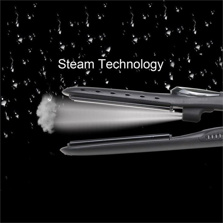 Redreçador de pèl de vapor amb dipòsit d'aigua