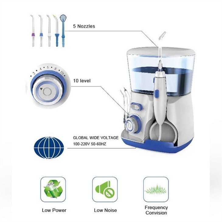 Regador oral recarregable